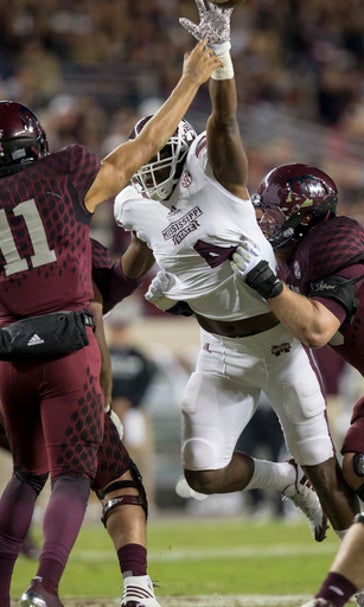 Mississippi State beats Texas A&M 35-14 for 3rd straight win (Oct 28, 2017)